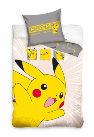 Pokemon dekbedovertrek #0025 - Multicolor - 140 x 200 cm - 100% katoen