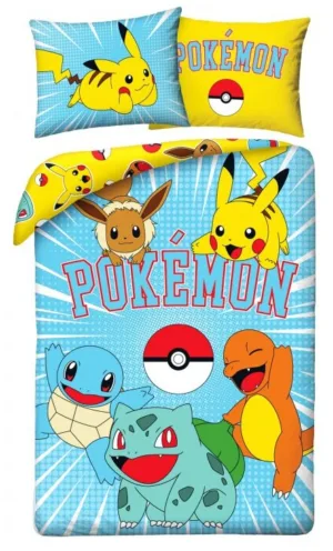 Pokémon Dekbedovertrek Happy 140 x 200 cm (70 x 90 cm) pre order