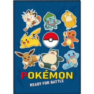 Pokemon fleece deken Battle - Multicolor - 100 x 140 cm - 100% Polyester