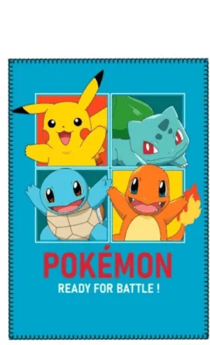 Pokemon plaid Pikachu - Multicolor - 100 x 140 cm - 100% Polyester
