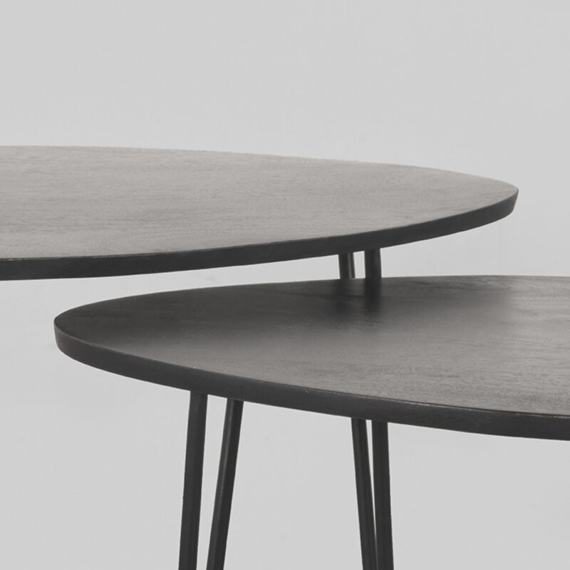 Label51 tafel Frisk - Zwart - Mangohout