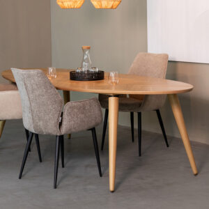 Label51 eetkamertafel Ines - Naturel - Eiken - foto 1