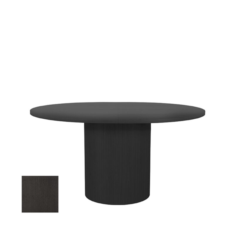 Label51 eettafel van Eiken, Oliva - Zwart