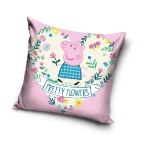 Peppa Pig sierkussen Flowers 40X40 cm - Roze - 100% Polyester