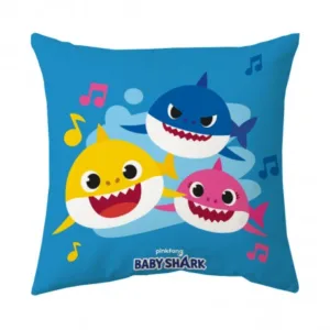 Baby Shark sierkussen sharks 40 x 40 cm - 40 x 40 cm - 100% Polyester