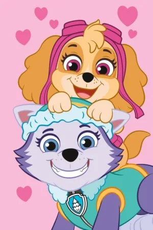 Paw Patrol plaid Skye 100 x 150 cm - Roze - 100 x 150 cm