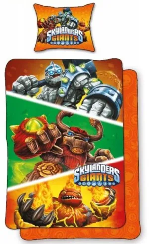 Skylanders dekbedovertrek Giants 140 x 200 cm - Multicolor - 140 x 200 cm - 100% katoen