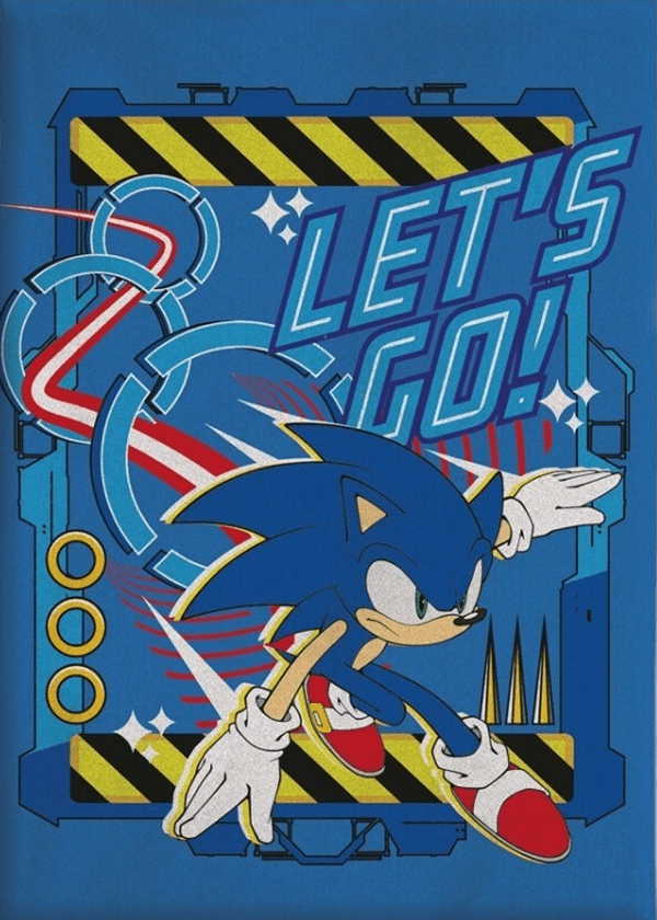 Sonic plaid Let's Go 110 x 150 cm - Multicolor - 110 x 150 cm - 100% Polyester