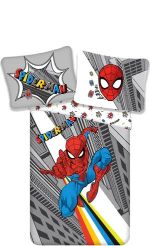 Spiderman dekbedovertrek Pop - Multicolor - 140 x 200 cm - 100% katoen