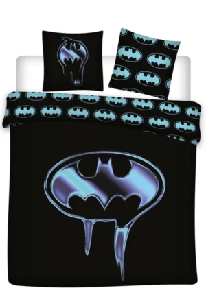 Batman dekbedovertrek 240x220 cm polykatoen - Zwart - 240 x 220 cm - polykatoen