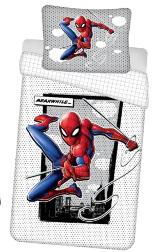 Spiderman dekbedovertrek Meanwhile Glow in the Dark - Multicolor - 140 x 200 cm - 100% katoen