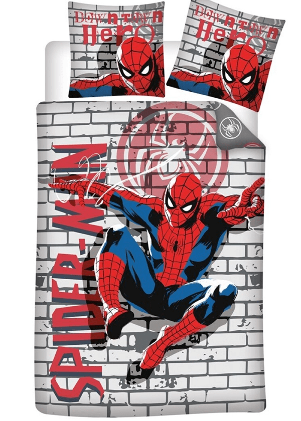 Spiderman Dekbedovertrek polykatoen 140 x 200 cm - 65 x 65 cm
