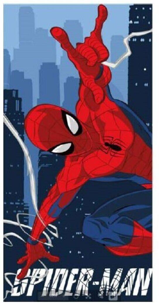 Spiderman handdoek polyester 70 x 140 cm - Multicolor - 70 x 140 cm - 100% Polyester
