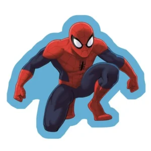 Spiderman sierkussen gevormd - Blauw - 100% Polyester