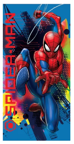 Spiderman strandlaken splash 70 x 137 cm - Multicolor - 70 x 137 cm - 100% Polyester