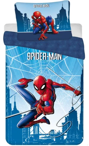 Spiderman dekbedovertrek - Multicolor - 140 x 200 cm - 100% katoen