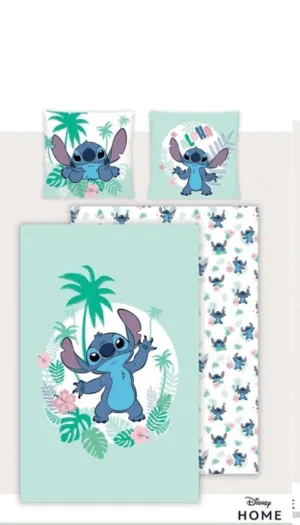 Lilo en Stitch dekbedovertrek Aloha 140 x 200 cm - Multicolor - 140 x 200 cm - 100% katoen
