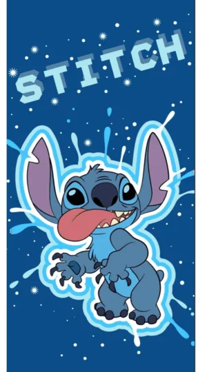Lilo en Stitch strandlaken funny 70 x 140 cm - Multicolor - 70 x 140 cm - 100% Polyester
