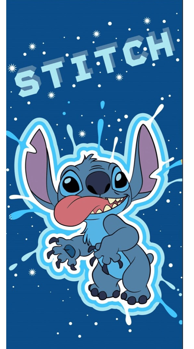 Lilo en Stitch strandlaken funny 70 x 140 cm - Multicolor - 70 x 140 cm - 100% Polyester