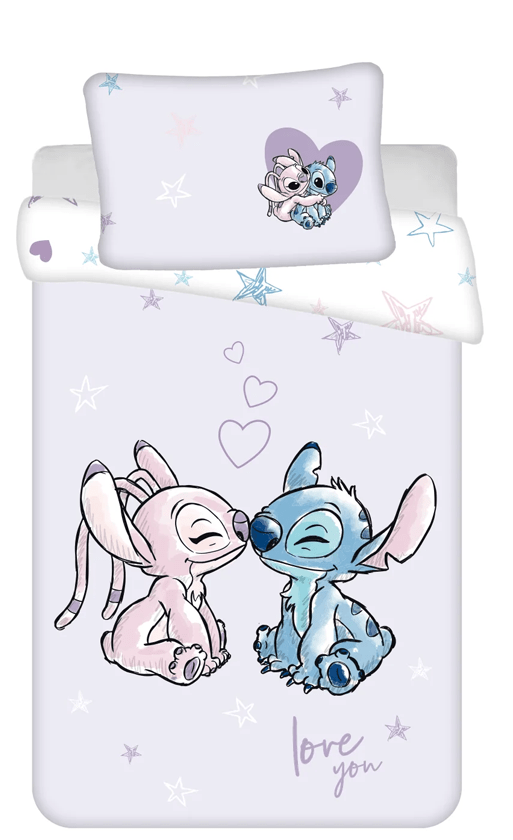 Lilo en Stitch dekbedovertrek - Multicolor - 100 x 135 cm - Katoen