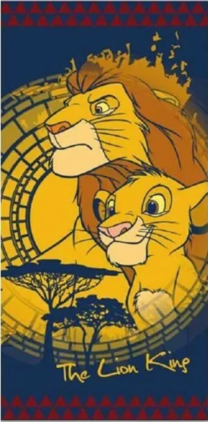 Disney The Lion King strandlaken 70 x 140 cm - Multicolor - 70 x 140 cm - 100% Polyester