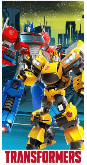 Transformers strandlaken meerkleurig 70x140cm - Multicolor - 70 x 140 cm - 100% katoen