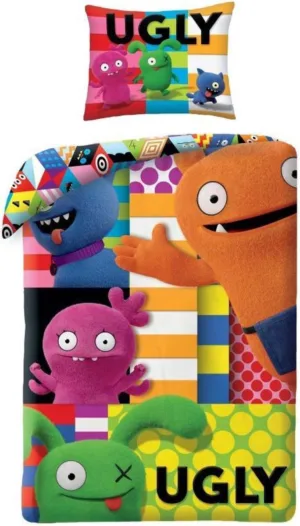 Ugly Dolls dekbedovertrek Ugly 140 x 200 cm - Multicolor - 140 x 200 cm - 100% katoen