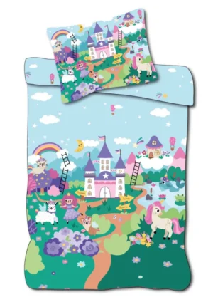 Sweet Home dekbedovertrek peuter 100 x 135 cm - Multicolor - 100 x 135 cm - 100% katoen - foto 1