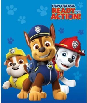 Paw Patrol fleece deken ready for action 100 x 140 cm - Multicolor - 100 x 140 cm - 100% Polyester