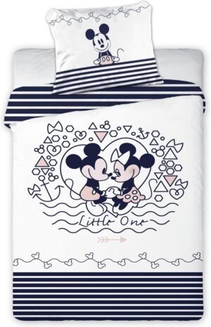 Disney Mickey Mouse dekbedovertrek Little one - Multicolor - 100 x 140 cm - 100% katoen