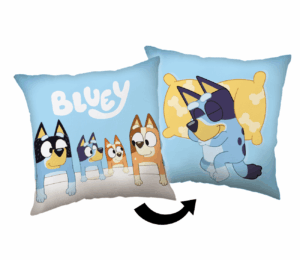 Bluey sierkussen 40x40 cm - Blauw - 40 x 40 cm - Polyester