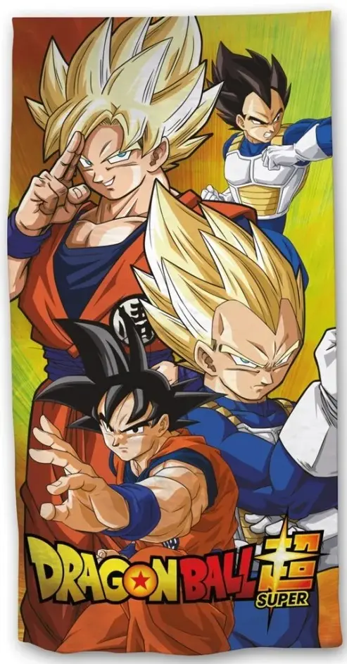 Dragon Ball Z handdoek 70 x 140 cm - Multicolor - 70 x 140 cm - 100% katoen