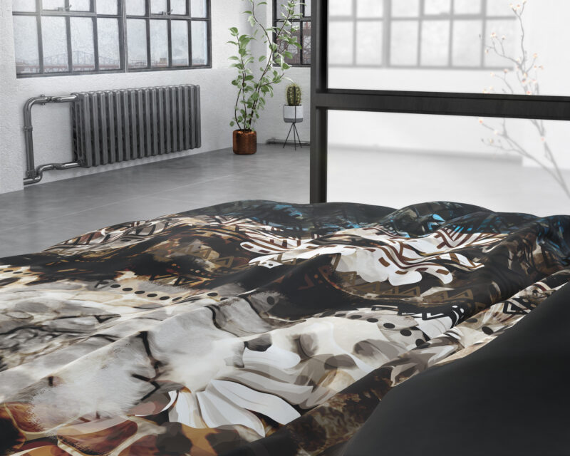Aluna Multi - Dreamhouse bed 200 x 220 cm van Katoen satijn