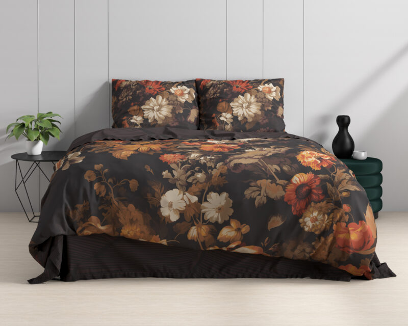 Art flowers Bruin 200 X 200/220 Dreamhouse