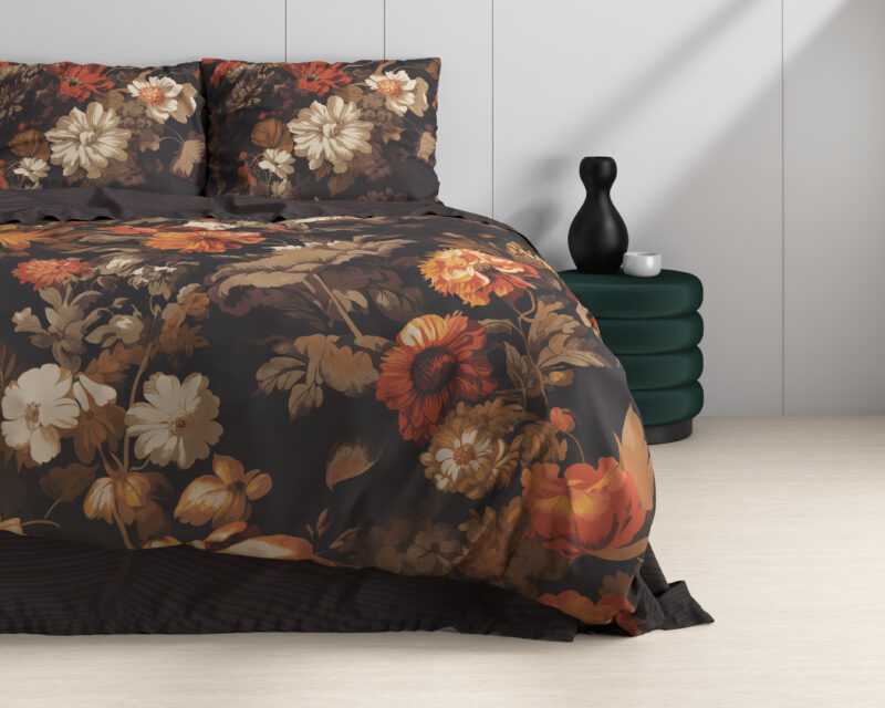 Art flowers Bruin 200 X 200/220