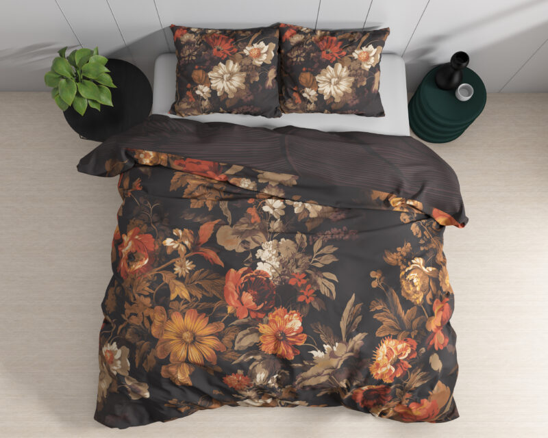 Dreamhouse Art flowers Bruin 200 X 200/220 cm