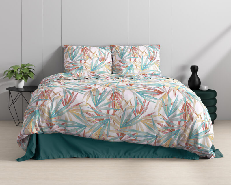 Aster Multi - Dreamhouse bed 240 x 220 cm van Katoen satijn
