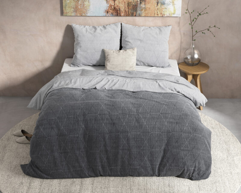 DH Flanel Quinn Antraciet 240 x 220 Dreamhouse