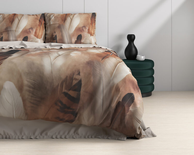 Feathura Taupe 200 x 200/220 Dreamhouse