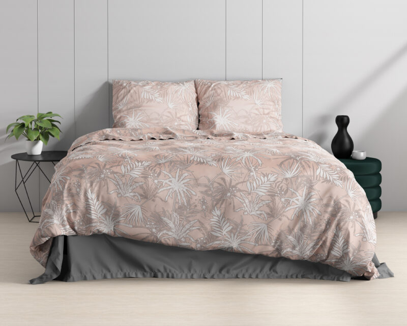 Dreamhouse bed 240 x 220 cm van Katoen satijn - Roze
