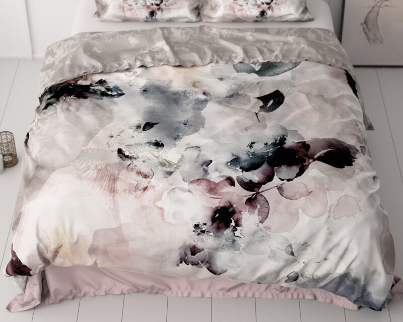 Dreamhouse bed 240 x 220 cm van Katoen satijn - Grijs