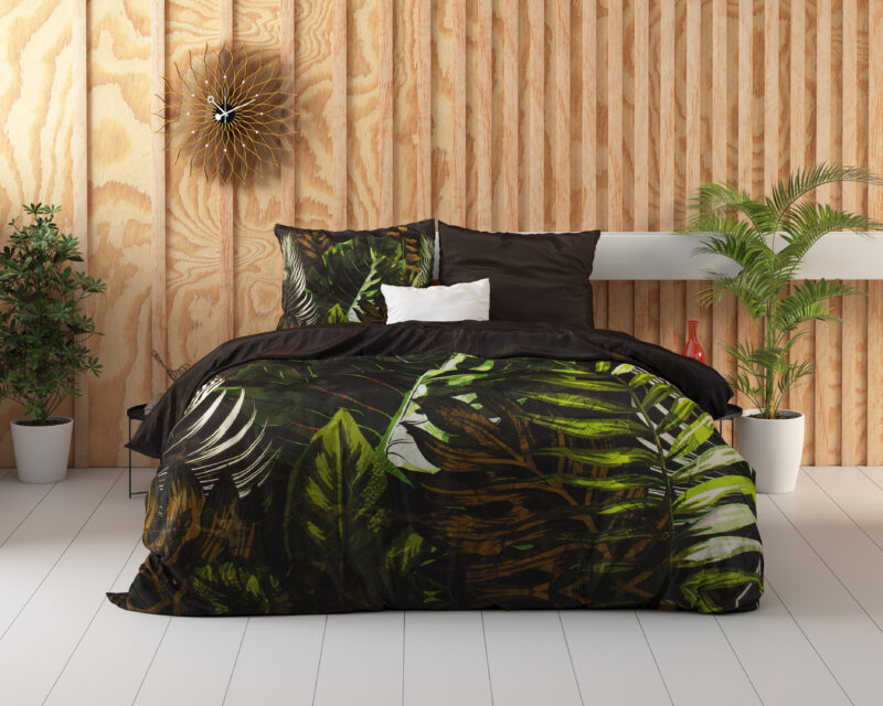 Dreamhouse bed 240 x 220 cm van Katoen satijn - Taupe