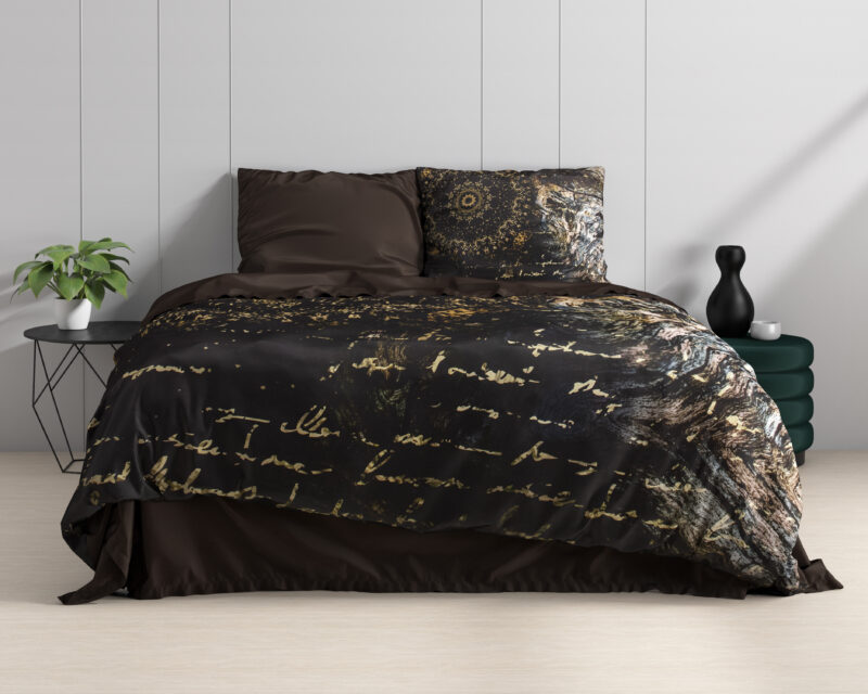 Dreamhouse bed 200 x 220 cm van Katoen satijn - Multicolor