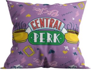 Friends sierkussen 40 x 40 cm - Paars - 40 x 40 cm - 100% Polyester