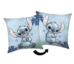 Lilo en Stitch sierkussen blauw 40 x 40 cm - Lichtblauw - 40 x 40 cm - 100% Polyester