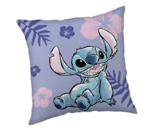 Lilo en Stitch sierkussen paars 35 x 35 cm - Paars - 35 x 35 cm - 100% Polyester