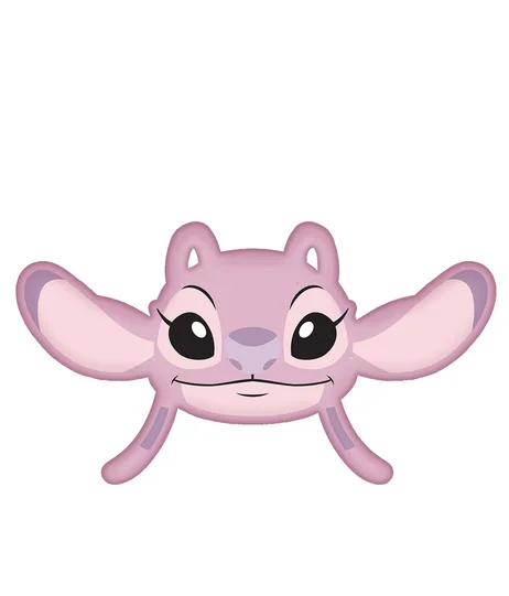 Lilo en Stitch sierkussen Stitch 31 - Roze - 35 x 30 cm - 100% Polyester