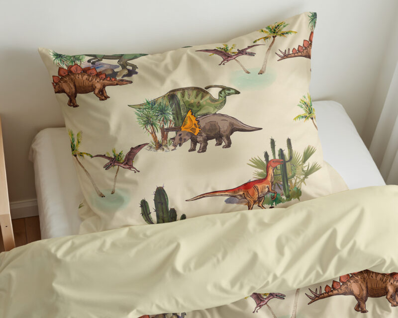 Little Monster bed 140 x 200/220 cm van Microvezel - Groen