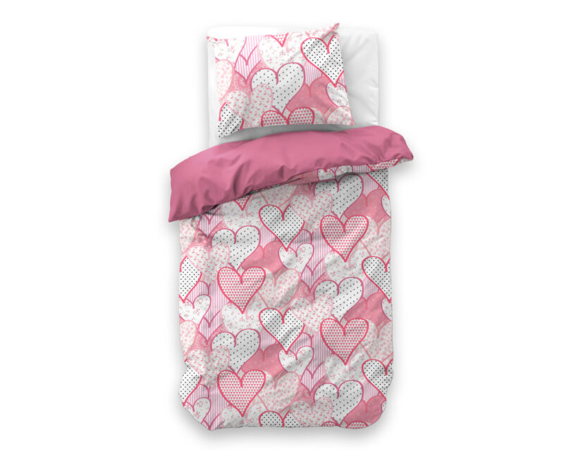 Bed van Little Monster, 140 x 200/220 cm, kussensloop 60 x 70 cm