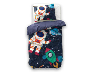 Little Monster Space man 2 Blauw 140 x 200/220
